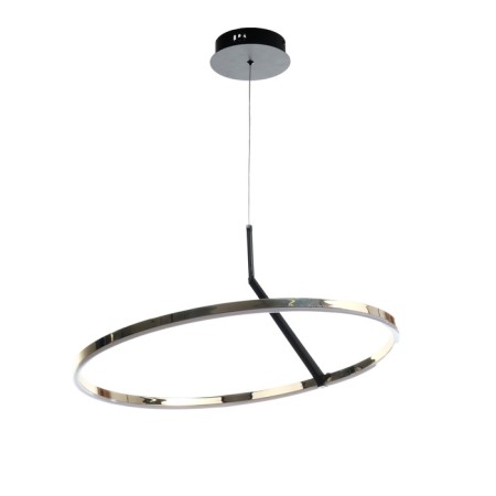 Lamp with DDD "Holly" LED 48W 3000-6000K black and gold 60x60x22 cm