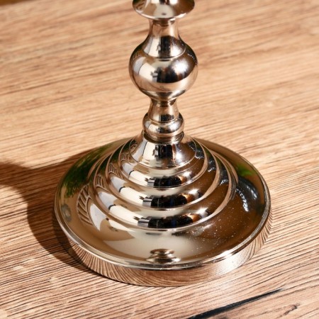 Aluminum "Staircase" for 1 candle 11x11x31 cm-4