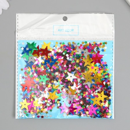 Decor for creativity set of 15 grams "Stars" 10x11.5 cm-6