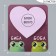Magnet with a block "Biba and Bob" 9x10.6 cm