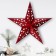 Interior star with a garland "Combat Fight", 45 × 45 cm