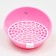 Round toilet for rodents "Piggon", 25 x 23.5 x 12 cm, pink