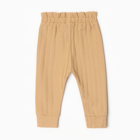 Pants are children, dark beige color, height 80 cm-3