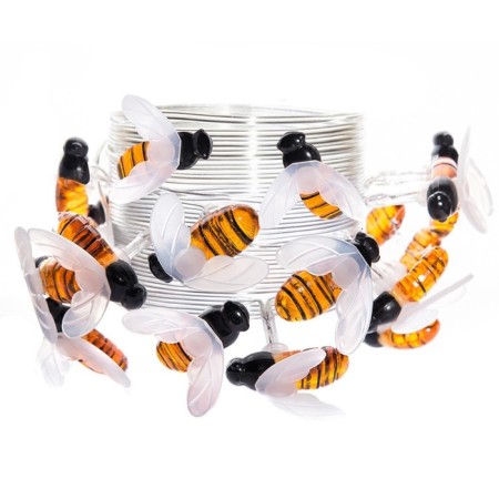 Garden Darwal on the Solar Battery "Bees" Uniel, IP44, 3.8 m, warm white-1