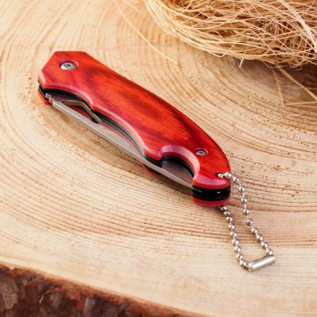 Folding Knife "Exo" 15.6cm, blade 65mm/1.5mm, handle of wood-2