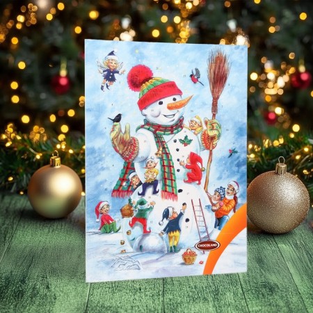 Advent calendar with mini chocolate tiles, 75 g