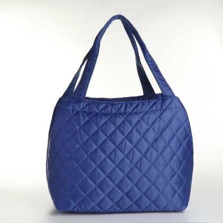 Road bag, 3 parts on zippers, blue color-1