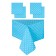 Kit kitchen Blue Polka Dot: tablecloth 140x150 cm, serving napkin 40x40 cm. - 4 pcs, GO color