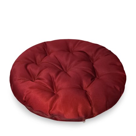 The pillow is round to the water -shaped d60 cm, red color, Greta 20%, polyester 80%-2