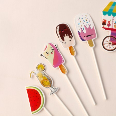 Set for decoration "Sweet Party", set of 10 pcs.-2