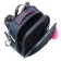School backpack 38 x 30 x 16 cm, ergonomic back, Stavia "Fluffy", gray