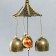 Wind Music Metal "Dragon and Coin" 3 bells 30 cm