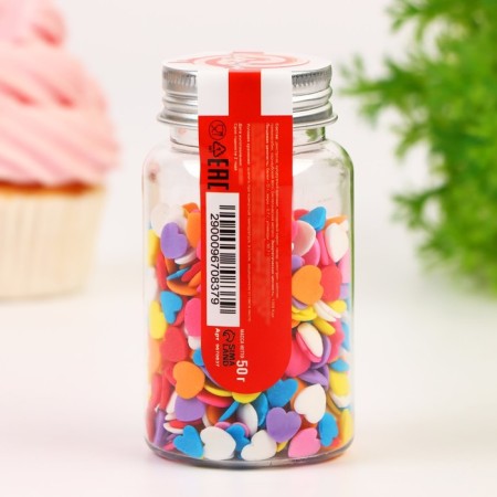 Confectionery Sprinking "Confetti Heart", 50 g-2