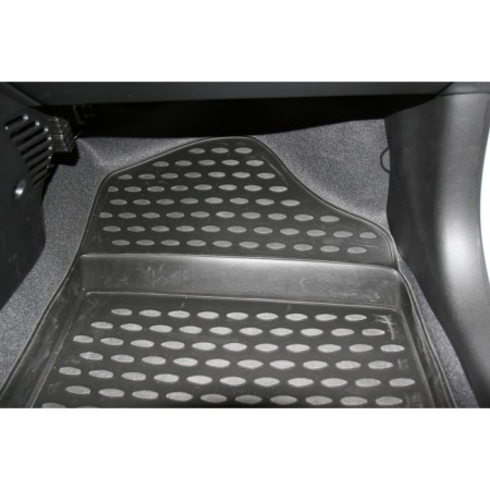 Rugs in the cabin Kia Picanto, 2011-2016 4 pcs. (polyurethane)-2