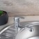 Kitchen mixer RMS SL128-004F-15, single-leaf, short spout, nut, chrome
