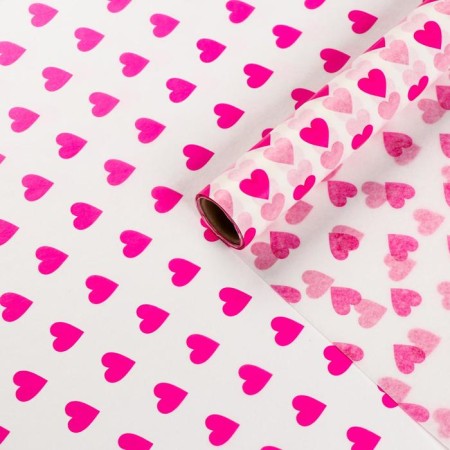 Siliconized "Heart" paper for baking, 0.38 x 5 m-1