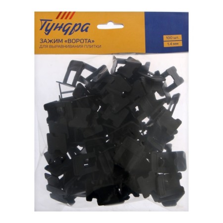 The clamp "Gate" for aligning tundra tiles, 1.4 mm, in the package of 100 pcs.-1