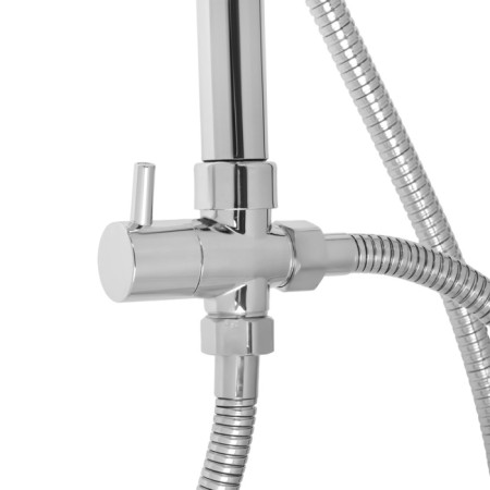 The shower system Zein Z1004, tropical and hand watering can, hoses, stand, soap dish, chrome-11