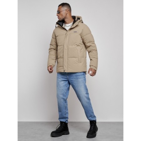 Male Winter jacket, size 58, beige color-1