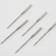Needles for household sewing machines, universal, 5 pcs, No. 90