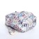 School backpack from textiles on a zipper, 3 pockets, pencil case, color colorful color