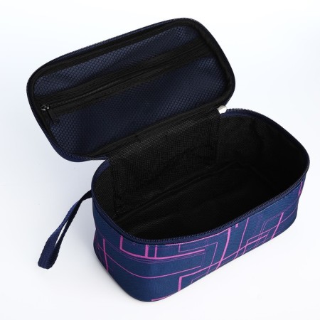 Lightning cosmetic bag, blue color-2