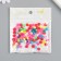 Beads for the creativity of PVC "Ring. Bright mix" set of 112 pcs 0.7x0.7x0.3 cm