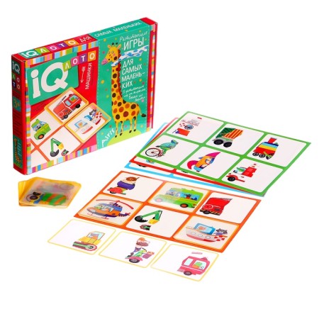 Plastic lotto for kids "cars. Half a half" 3+ 29999