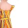 A set for a girl, the color is light beige/black/orange, height 128 cm