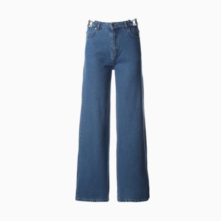 Female jeans, blue color, size 40 (34)-7