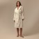 Frequency Female Women's bathrobe: Basic "Blanc de Blanc", size M, 100% cotton, 420 g/m2