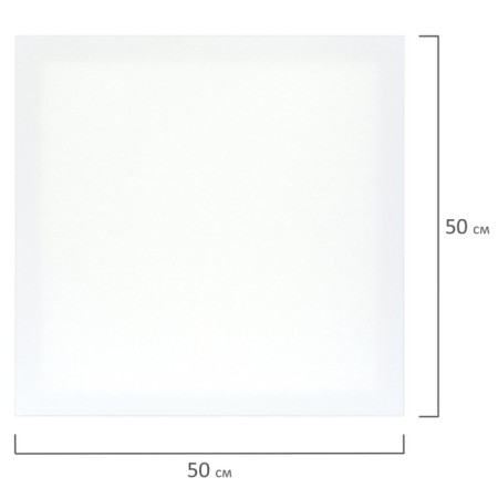 Canvas on the subframe Brauberg Art Debut, 50 x 50 cm, 280 g/m2, soil, 100% cotton, fine grain (191645)-5