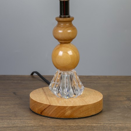 Table lamp "Aurora" 1x40W E27 220V bottom with backlight 21x21x38 cm-2