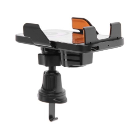 A car holder for the phone C10, wireless charging, AutoZvifier, 15 W, black-6
