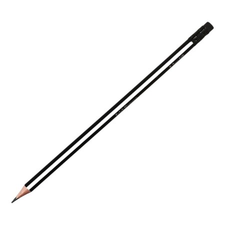 Chernographic pencil with Erichkrause "Megapolis", HB, Grifel D = 2.2 mm, wood, three -sided in the box, black case-6