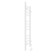 Room electrician Laris lavender Cheka, 300x900 mm, 12 crossbars, left, white