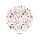 The tablecloth "Festive cat", round, Saten, d = 150 cm