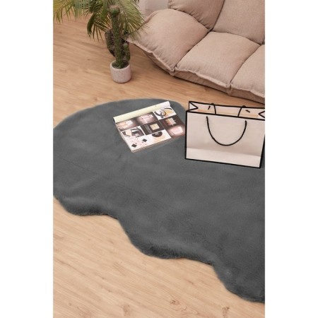 Plush mat Sofi de Marko, size 80x120 cm, color anthracite