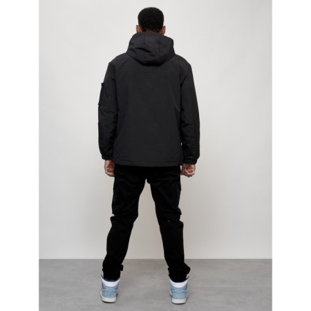 Sports male jacket, size 56, black color-3