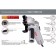 Corner grinder resant Ushm-11000A/125, 220 V, 900 W, disk D = 125 mm, 11000 rpm
