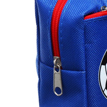 School Penal on the zipper Calligrata "Football", 2 departments, blue-3