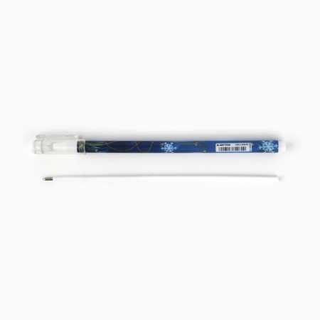 Ballpoint pen with a cap "Make a desire", plastic, blue paste 0.5 mm-1