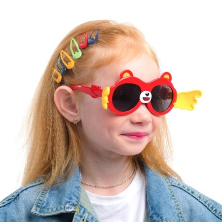 Children's glasses, polarization, TR90, lens 5x6 cm, width 14 cm, puff 13 cm-2