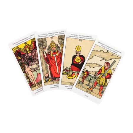 Tarot cards for beginners with the book "Study Tarot cards from scratch", 78 l, card 6.6 x 12 cm-1
