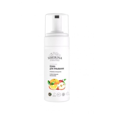 Foam for washing "deep cleansing" with fruit acids, 150 ml-1