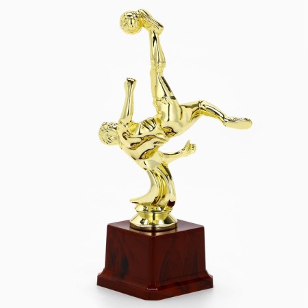 Award figure Cup "Football player", a, gold, plastic stand, 23.5 x 12.5 x 7.5 cm-2