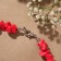 Beads Baby Small "Caholong" painted under coral, 45 cm