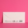 Envenue for money with embossing "Pink", 16.5 x 8 cm