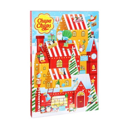 New Year. New Year's Advent Calendar Chupa Chups, Fruittella and Meller, 224 g-2