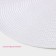 Serving napkin on the table "Loft", d = 38 cm, white color
